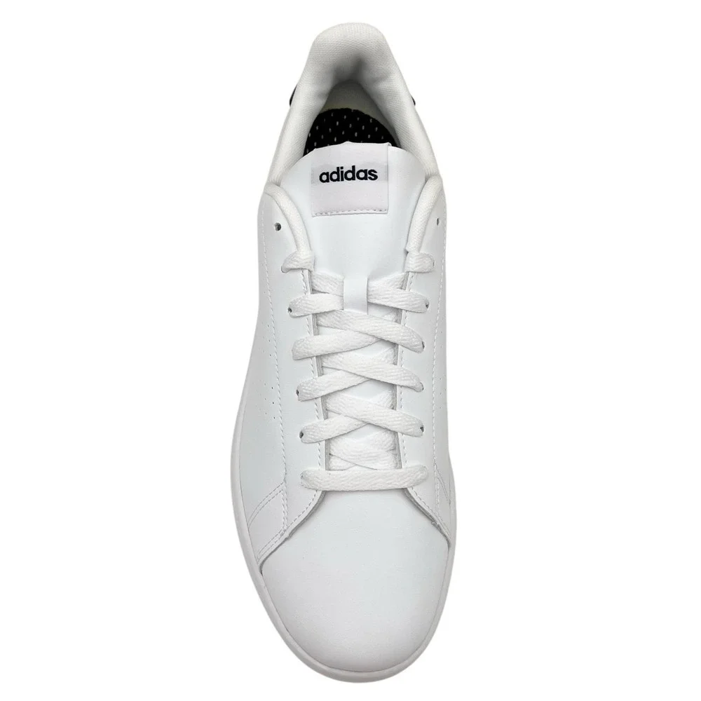 Adidas Advantage Mens Casual Classic Style Shoes Size 10 White/Ink Blue Sneakers